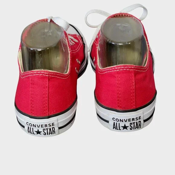 Converse All Star Chuck Taylor Womens Size 8.5 Men Size 6.5 Red Low Top Sneakers - Picture 3 of 8